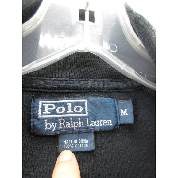 Ralph Lauren Polo Jacket Medium Track Coat Varsity Full Zip White Pony* - Picture 11 of 12